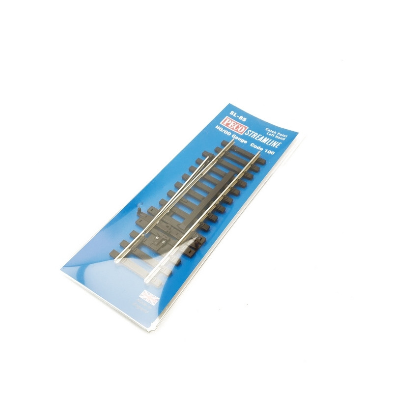 Rail de déraillage Gauche Code 100 98 mm-HO 1/87-PECO SL85