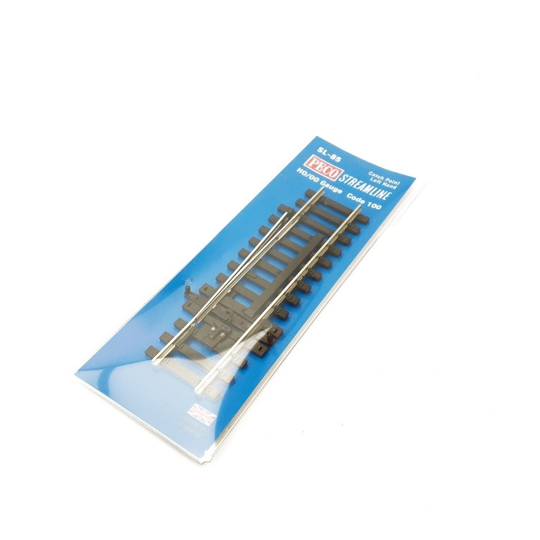Rail de déraillage Gauche Code 100 98 mm-HO 1/87-PECO SL85