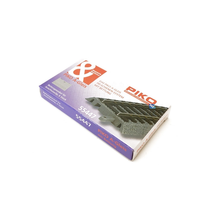 6 socles pour prise de connexion-HO 1/87-PIKO 55447