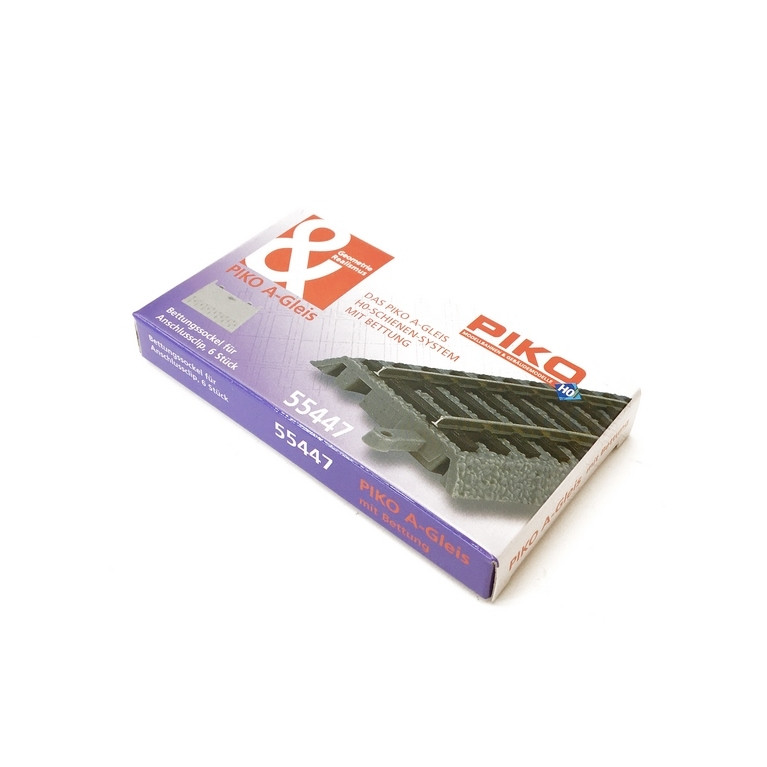 6 socles pour prise de connexion-HO 1/87-PIKO 55447