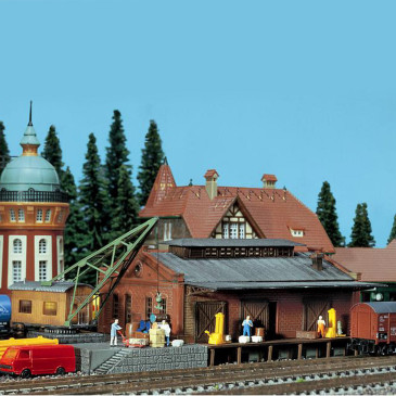 Hangar à marchandises N FALLER 222180 modelisme ferroviaire  neuf FALLER