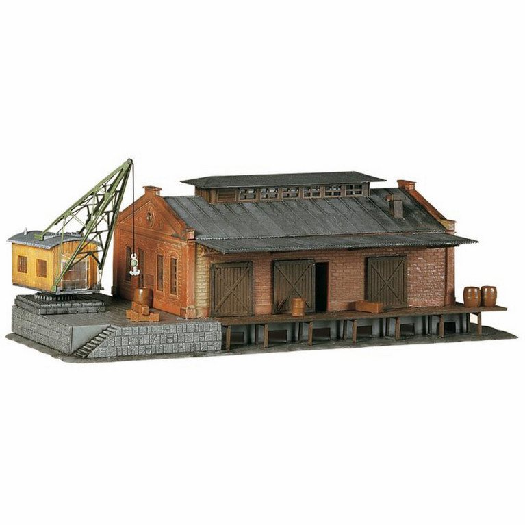 Hangar à marchandises N FALLER 222180 modelisme ferroviaire  neuf FALLER