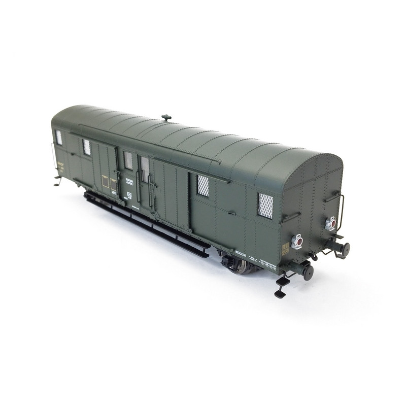 Fourgon OCEM 32 2 F Avec feux Ep III SNCF-HO 1/87-REE VB323