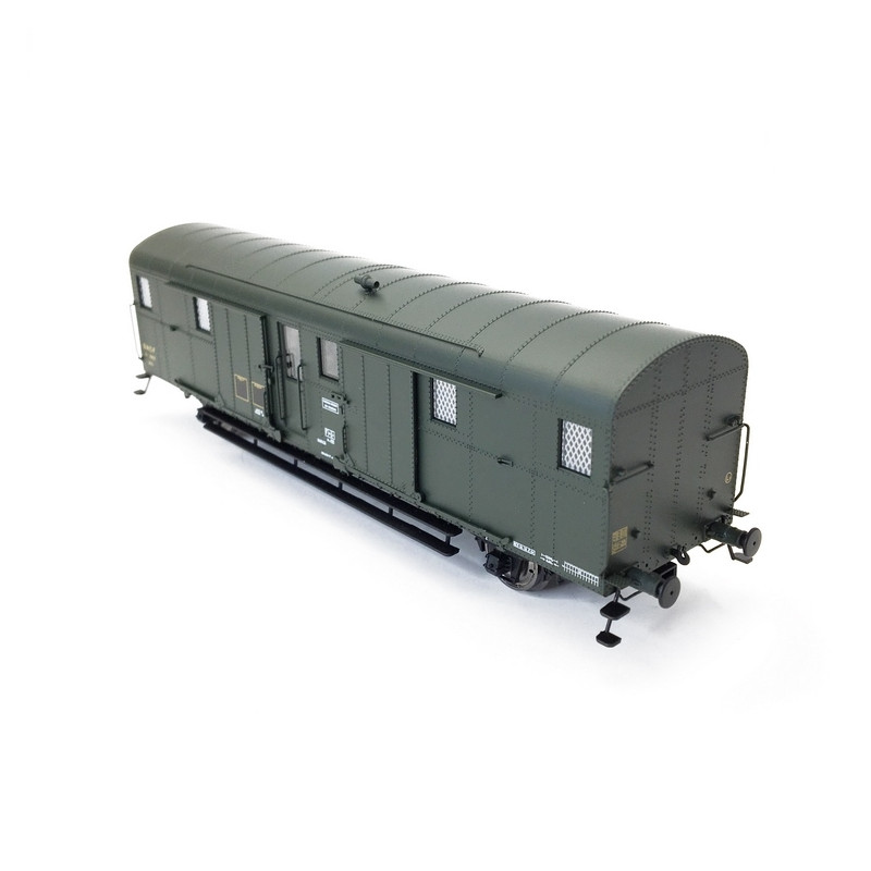 Fourgon OCEM 32 2 F Avec feux Ep III SNCF-HO 1/87-REE VB323