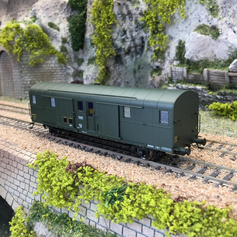 Caisse Voiture Voyageurs PMP - HO - Métal - Type OCEM L N°1336 - Sans Bogie