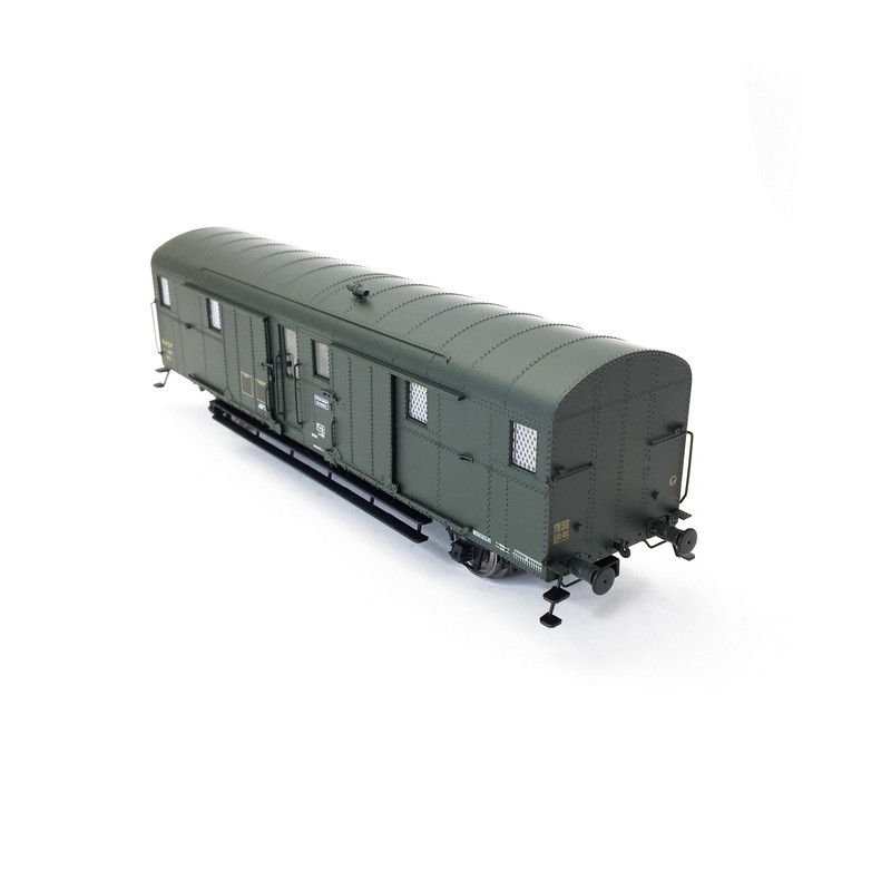 Fourgon OCEM 32 2 F Sans feux Ep III SNCF-HO 1/87-REE VB326