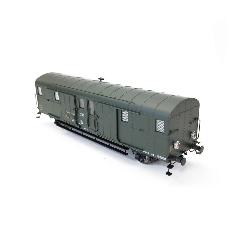 Fourgon OCEM 32 2 F Avec feux Ep III SNCF-HO 1/87-REE VB325