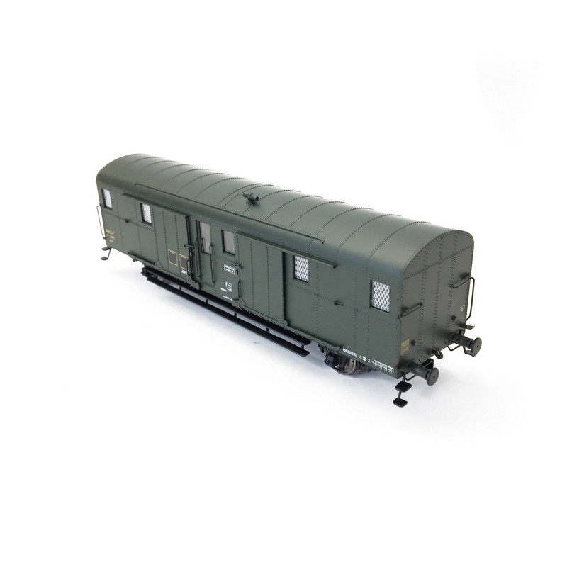 Fourgon OCEM 32 2 F Avec feux Ep III SNCF-HO 1/87-REE VB325