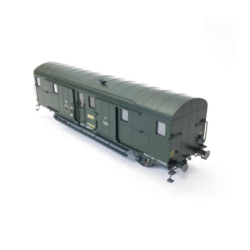 Fourgon OCEM 32 2 F Sans feux Ep IV SNCF-HO 1/87-REE VB334