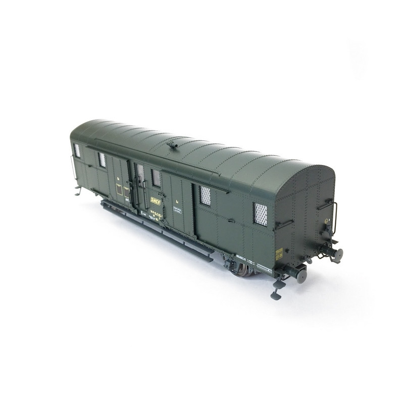 Fourgon OCEM 32 2 F Sans feux Ep IV SNCF-HO 1/87-REE VB333