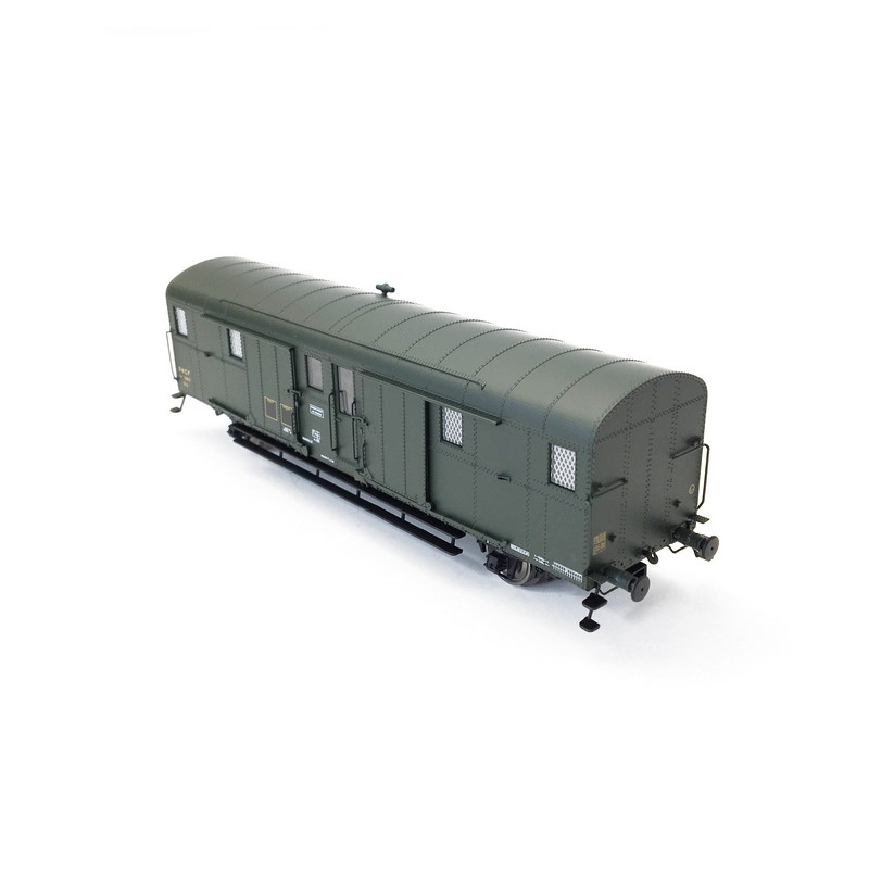 Fourgon OCEM 32 2 F Sans feux Ep III SNCF-HO 1/87-REE VB328