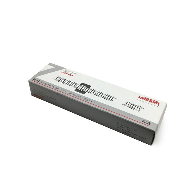 Ensemble de rails pour boucle inversée - Z 1/220 - MARKLIN 8993