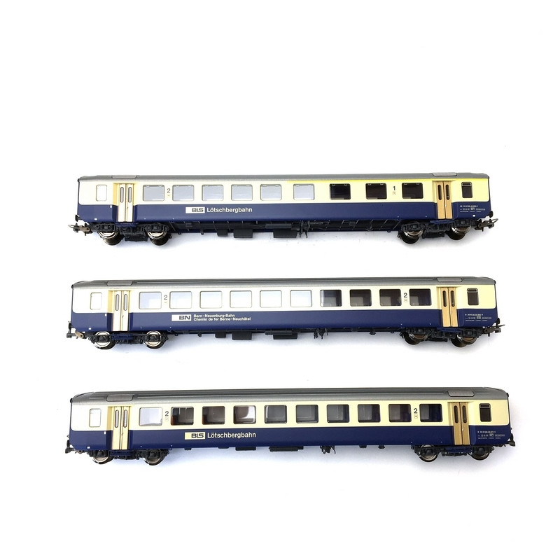 3 voitures unifiées EW I Ep IV 3R-HO 1/87-PIKO 96788AC