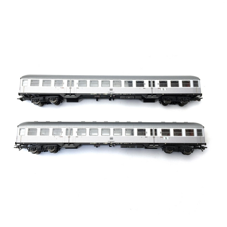 2 Voitures 2CL "Silberling" DB Ep IV 3R-HO 1/87-TRIX 23147