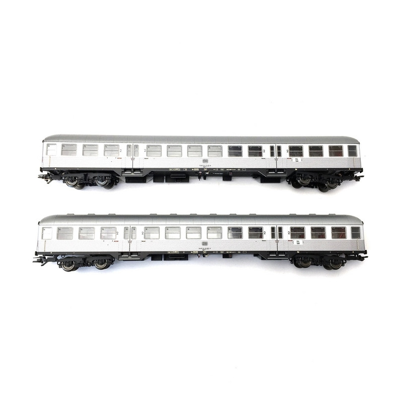 2 Voitures 2CL "Silberling" DB Ep IV 3R-HO 1/87-TRIX 23147