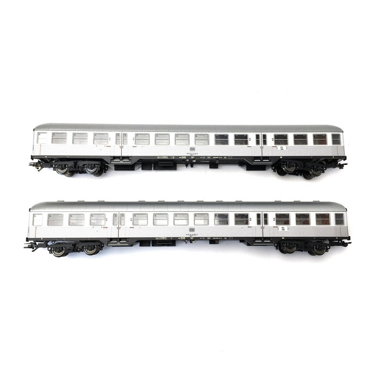 2 Voitures 2CL "Silberling" DB Ep IV 3R-HO 1/87-TRIX 23147