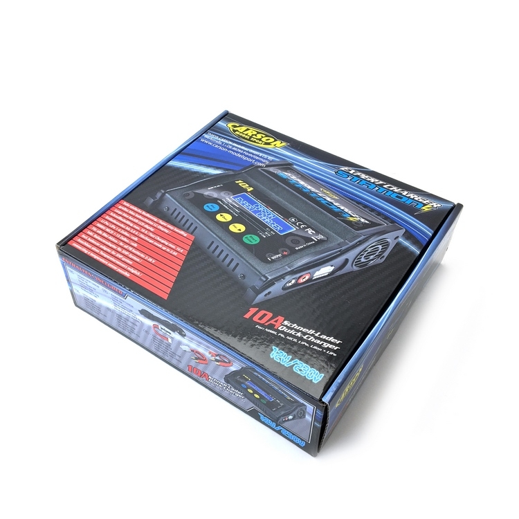 Carson 606066 Expert Charger stazione 10a CARICABATTERIE 500606066 