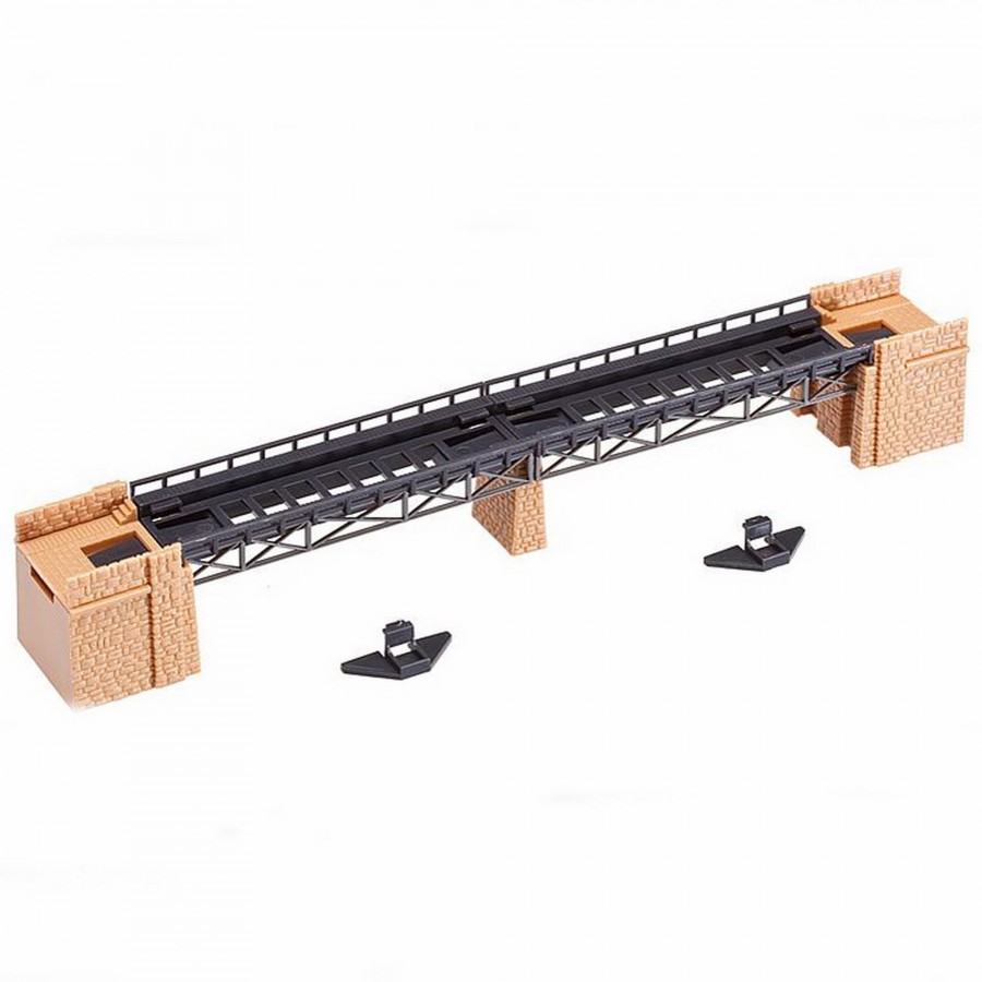 Noch - 21340 - Modélisme Ferroviaire - Bâtiment - Pont H0 À Assembler - 18  X 65 X 24 Cm