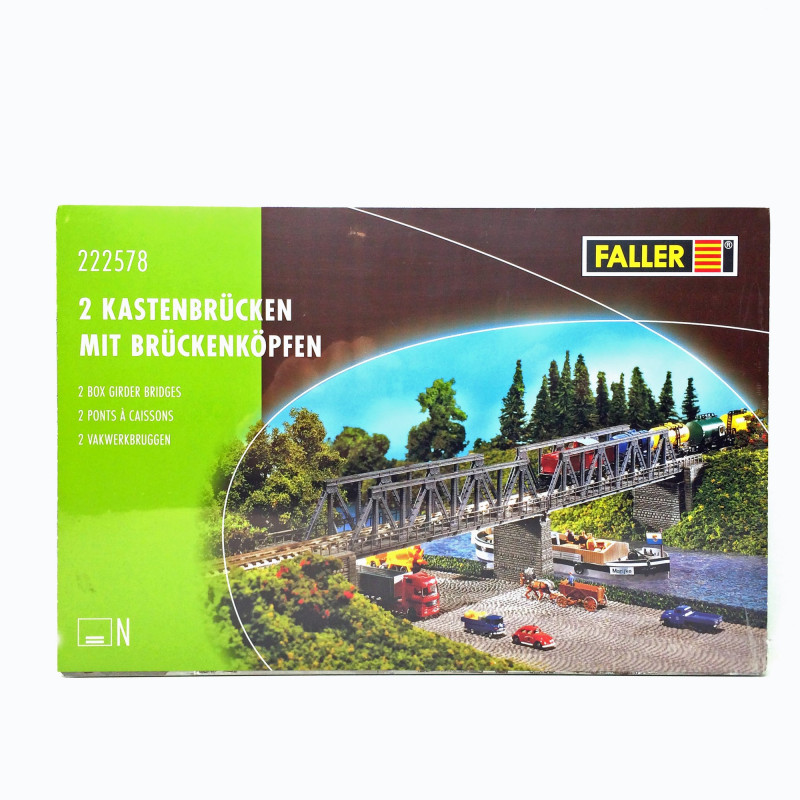 Pont à caisson N FALLER 222578 modelisme ferroviaire  neuf FALLER
