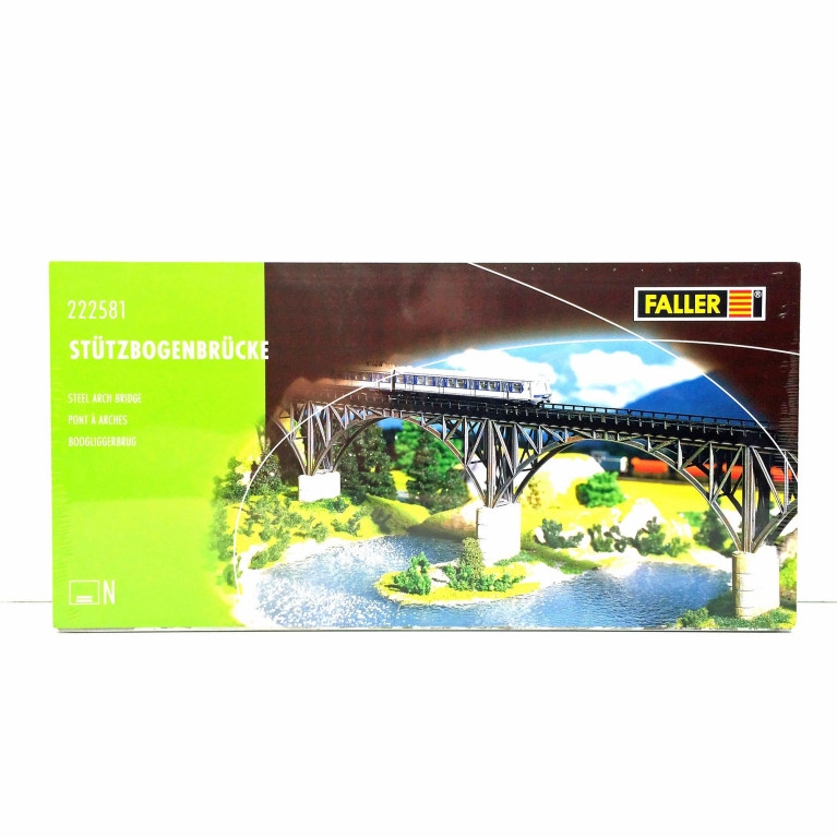 Pont métallique N FALLER 222581 modelisme ferroviaire  neuf FALLER