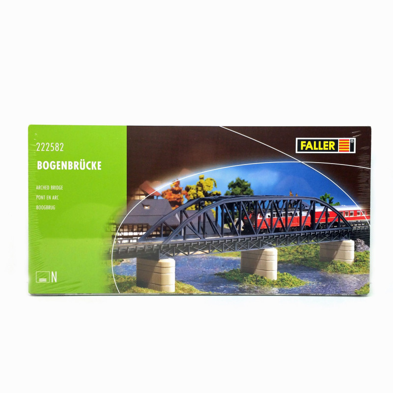 Pont métallique N FALLER 222582 modelisme ferroviaire  neuf FALLER