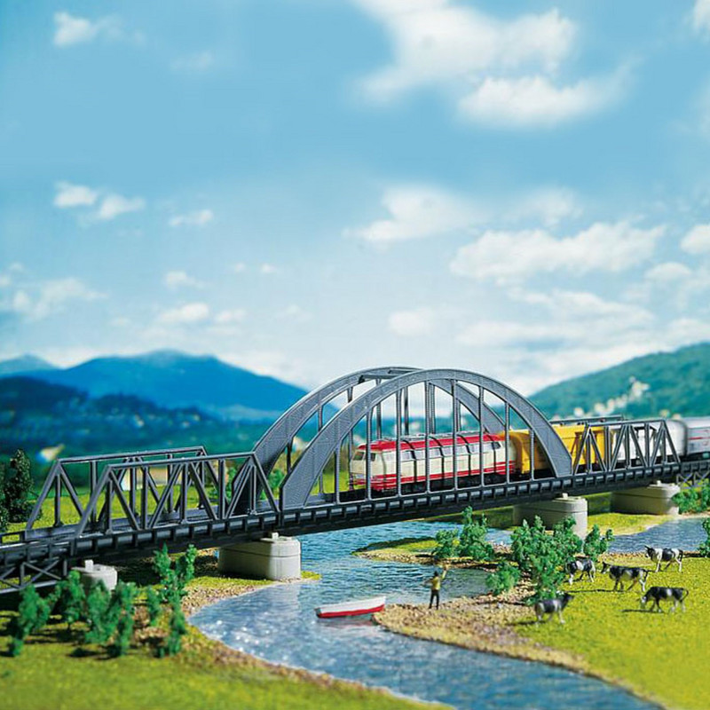 Pont métallique N FALLER 222583 modelisme ferroviaire  neuf FALLER