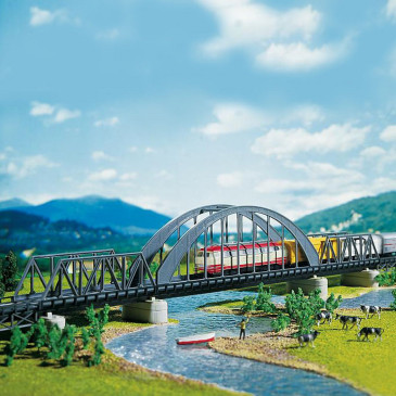 Pont métallique N FALLER 222583 modelisme ferroviaire  neuf FALLER