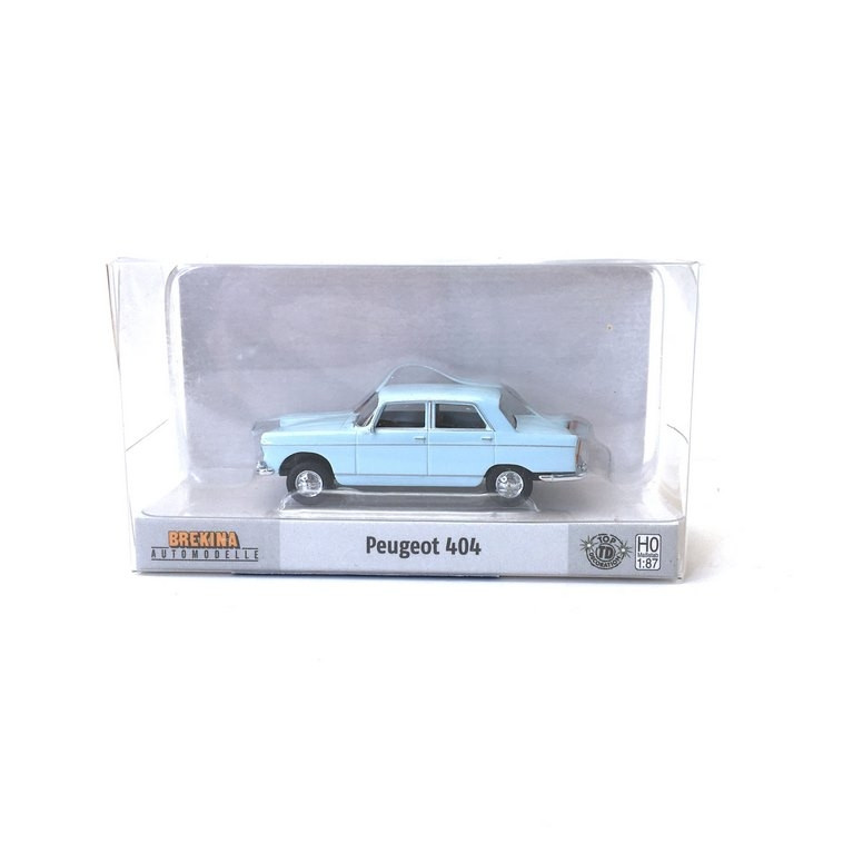 Peugeot 404 Bleu pastel-HO-1/87-BREKINA 2321