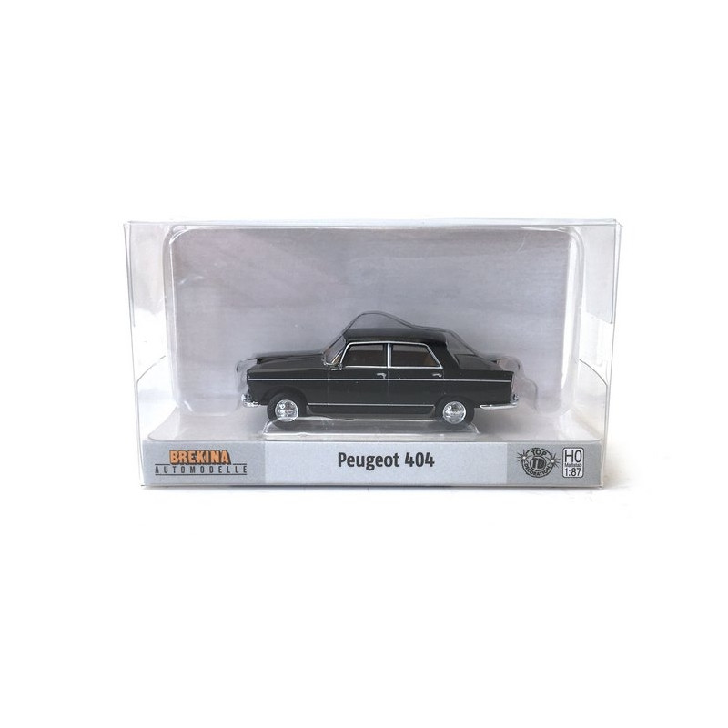 Peugeot 404 Noire-HO-1/87-BREKINA 2323