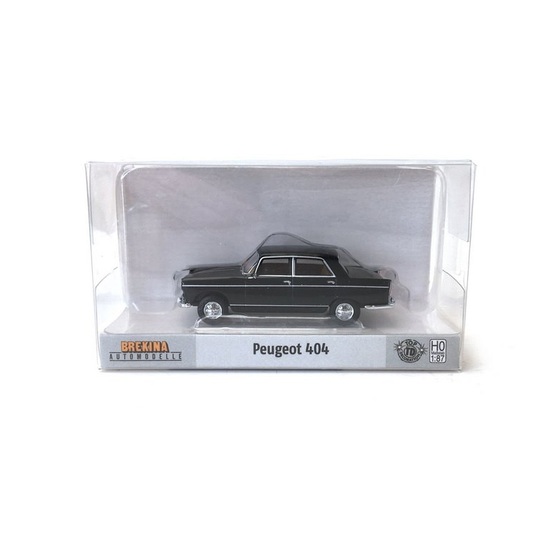 Peugeot 404 Noire-HO-1/87-BREKINA 2323