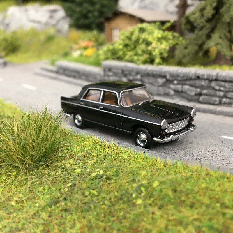 Peugeot 404 Noire-HO-1/87-BREKINA 2323