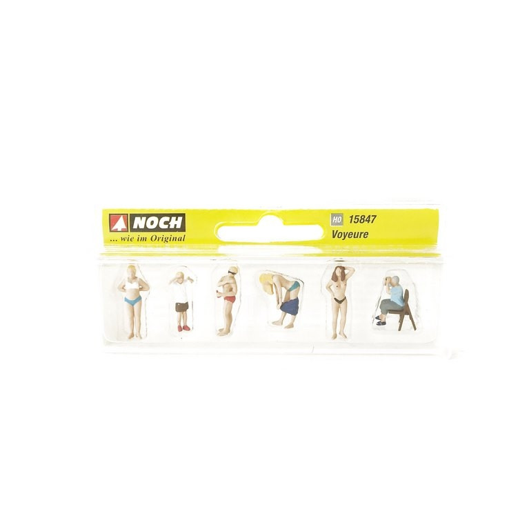 6 personnages à la plage - HO 1/87 - NOCH 15847