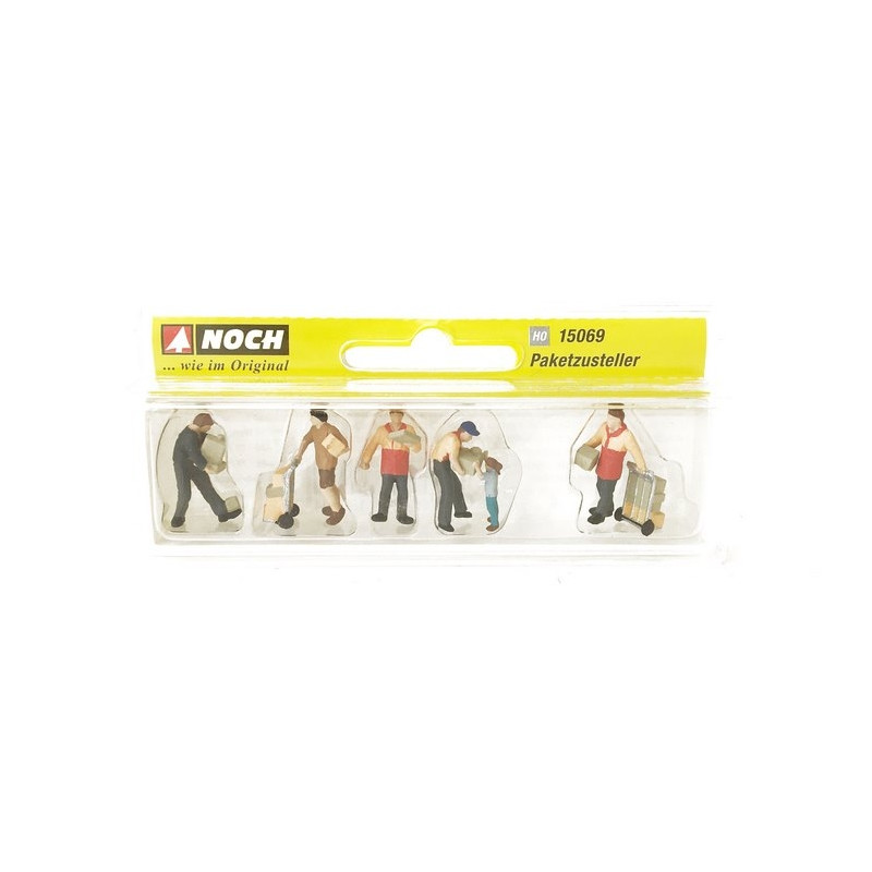 5 Livreurs - HO 1/87 - NOCH 15069