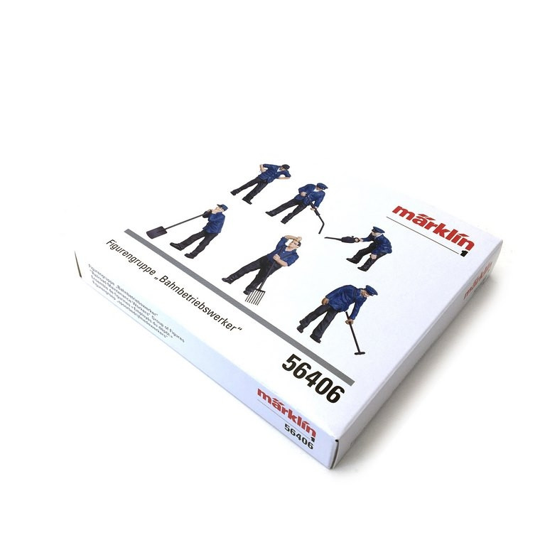 6 Ouvriers de la DB en Laiton - Echelle 1  1/32 - MARKLIN 56406