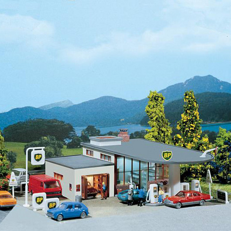 Station service BP N FALLER 222583 modelisme ferroviaire  neuf FALLER