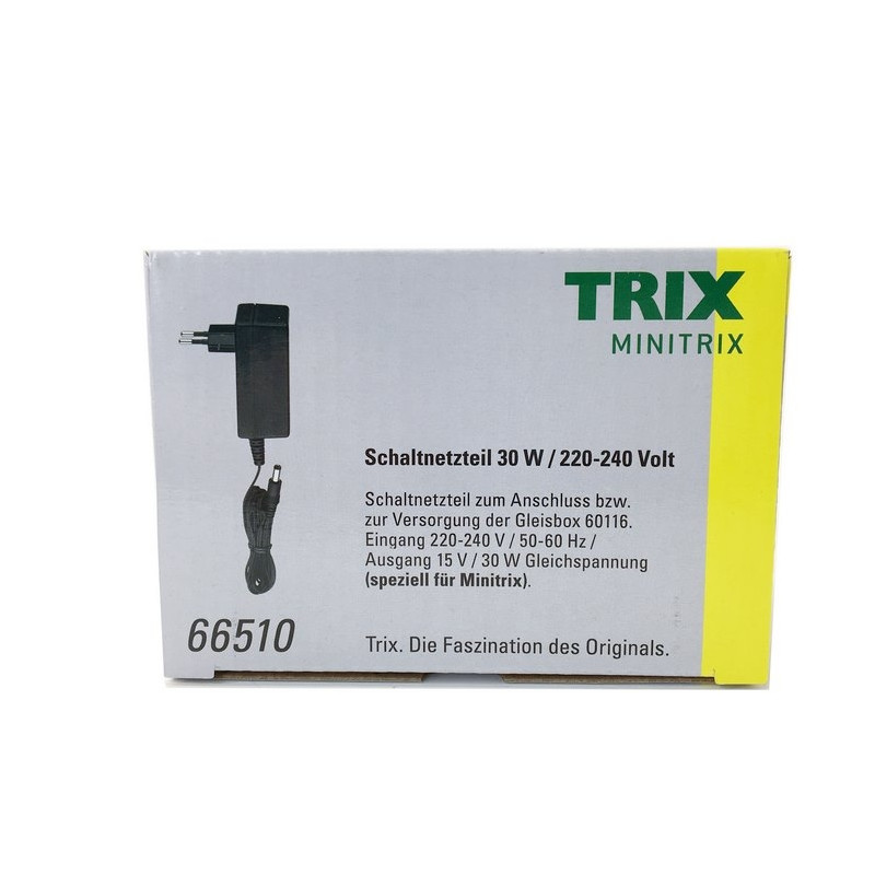 Alimentation à découpage 30 VA, 230 volts-N 1/160-MINITRIX 66510