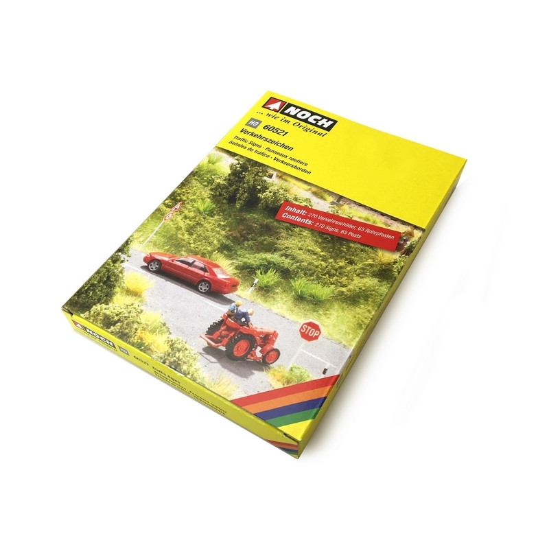 270 panneaux de signalisation routière- HO 1/87 -NOCH 60521