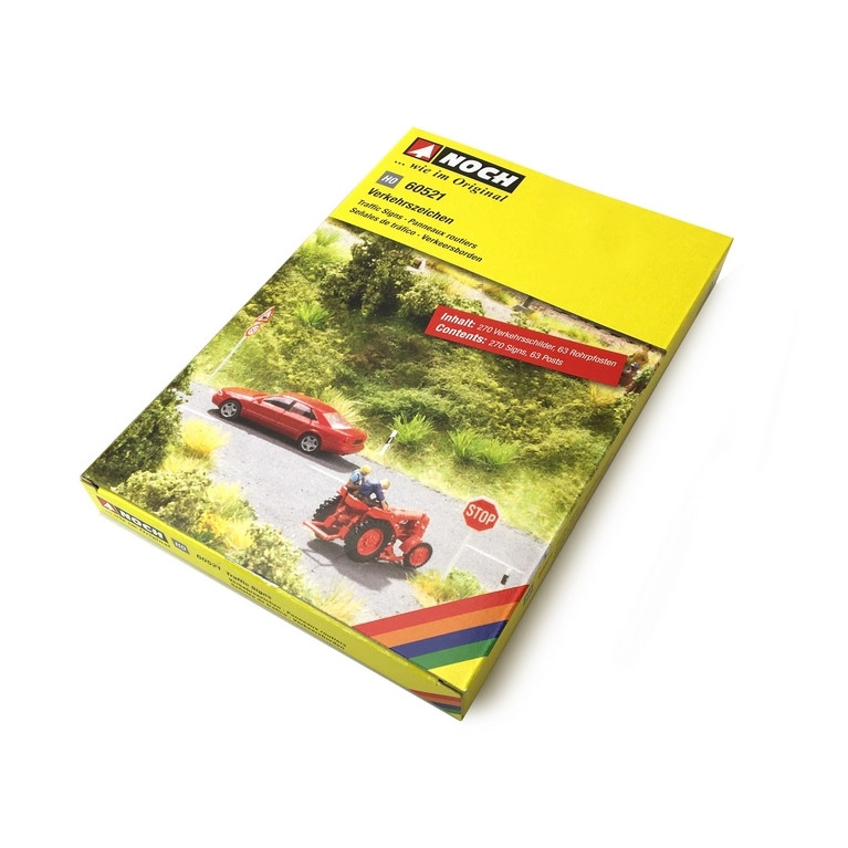 270 panneaux de signalisation routière- HO 1/87 -NOCH 60521