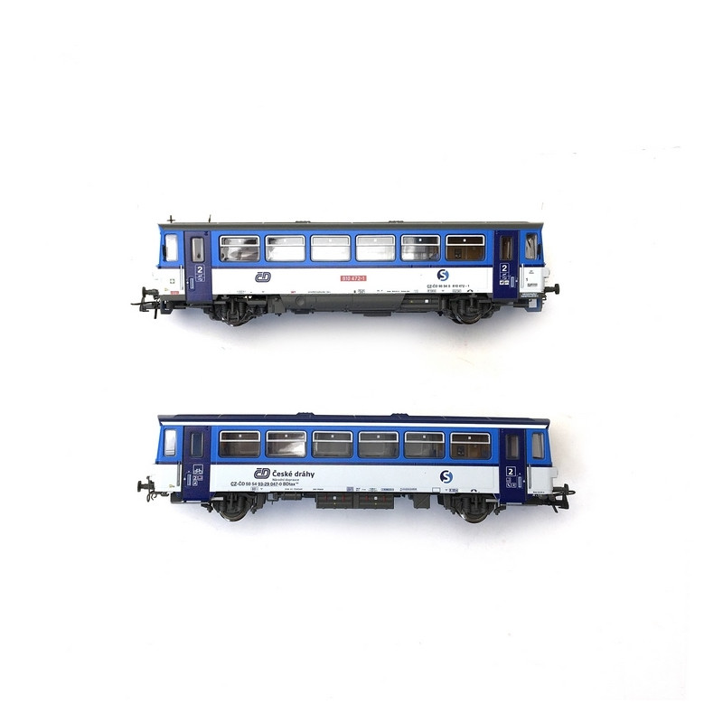 Autorail diesel 810472-1 avec remorque CD Ep VI - HO 1/87 - ROCO 70378