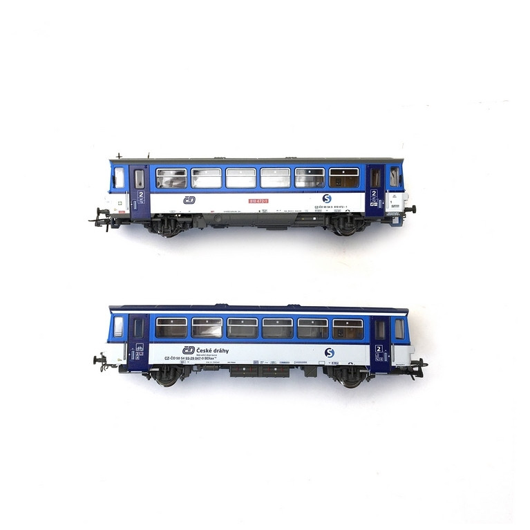 Autorail diesel 810472-1 avec remorque CD Ep VI - HO 1/87 - ROCO 70378