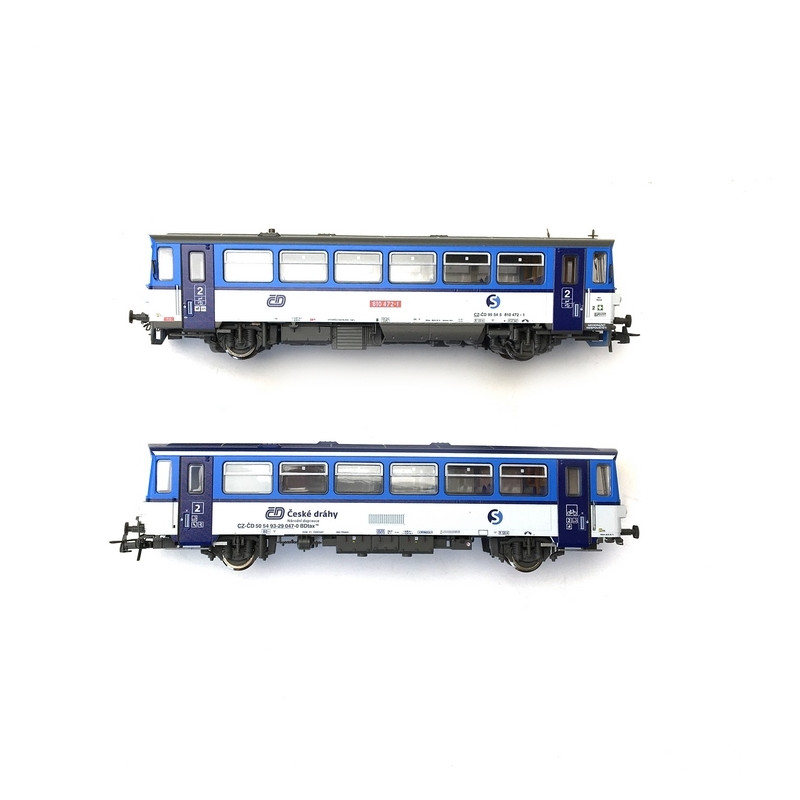 Autorail diesel 810472-1 avec remorque CD Ep VI - HO 1/87 - ROCO 70378