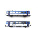 Autorail diesel 810472-1 avec remorque CD Ep VI - HO 1/87 - ROCO 70378