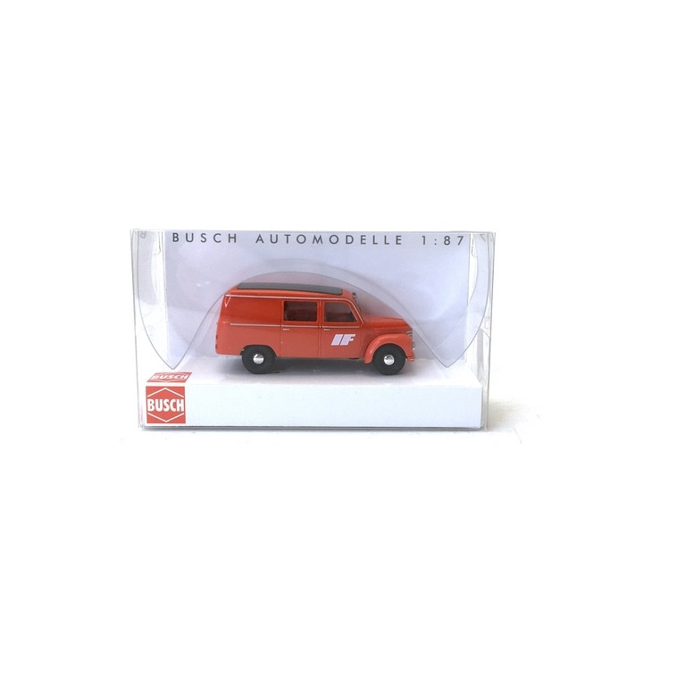 Camionnette "Interflug" Framo V901/2 Rouge-HO 1/87-BUSCH 51282