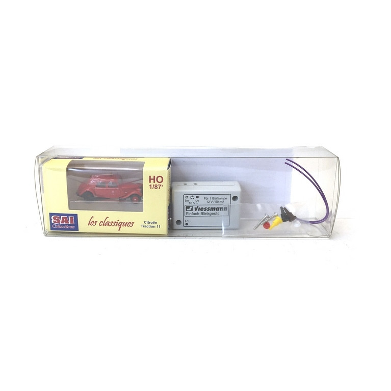 Citroën Traction 11 B + module Gyrophare clignotant -HO 1/87-SAI 911