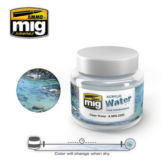 Eau Acrylique "Clear Water - Eau Claire" - AMMO 2205