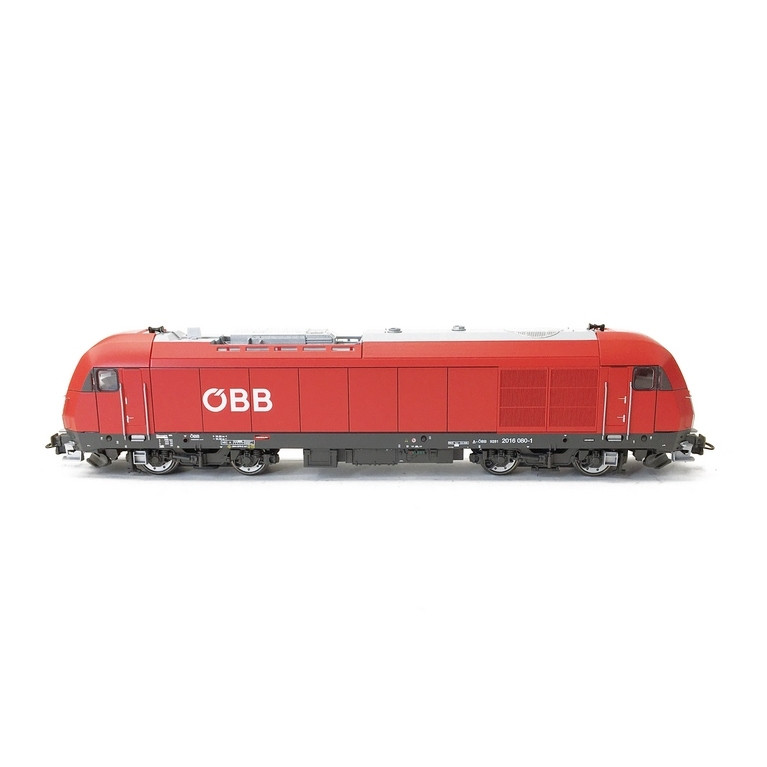 Locomotive diesel 2016 080-1, ÖBB Ep VI digital son-HO 1/87-ROCO 73766