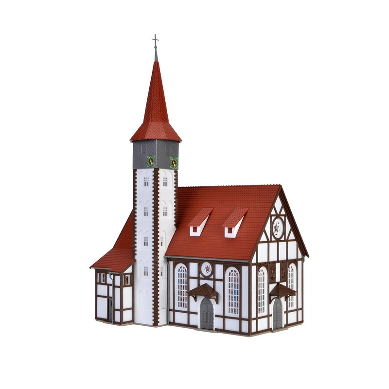 Église à colombages-HO 1/87-VOLLMER 43768