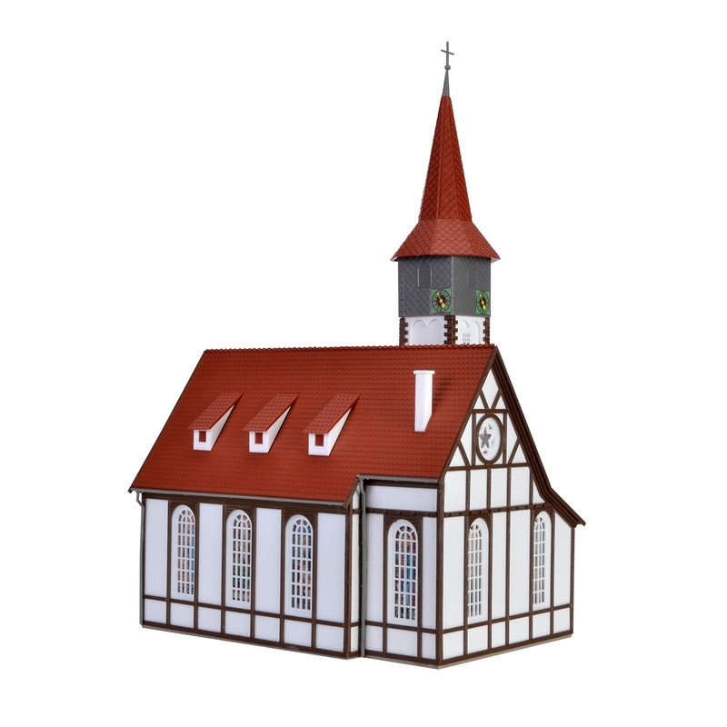Église à colombages-HO 1/87-VOLLMER 43768