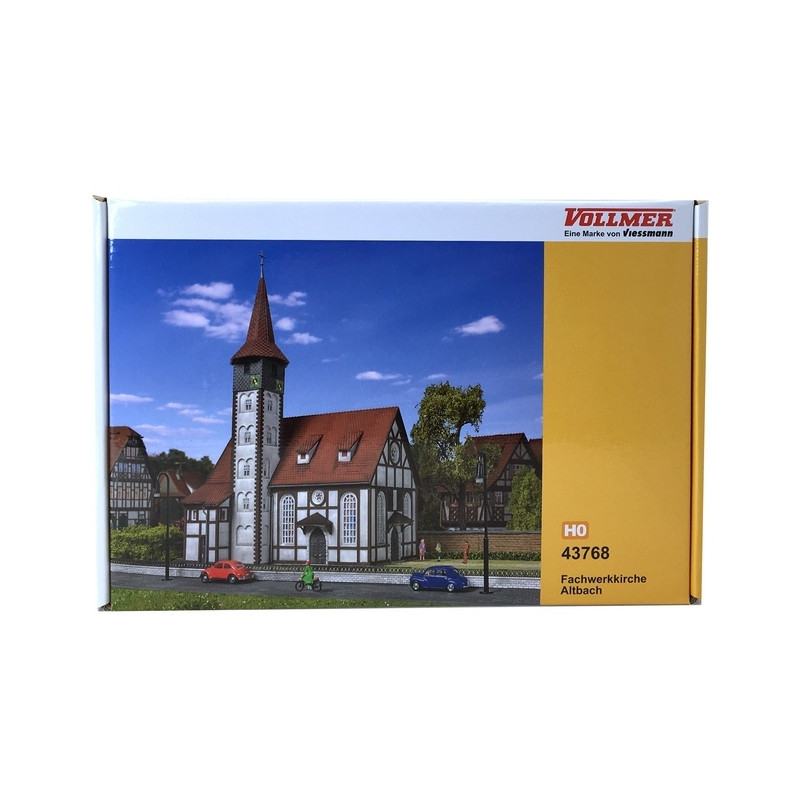 Église à colombages-HO 1/87-VOLLMER 43768