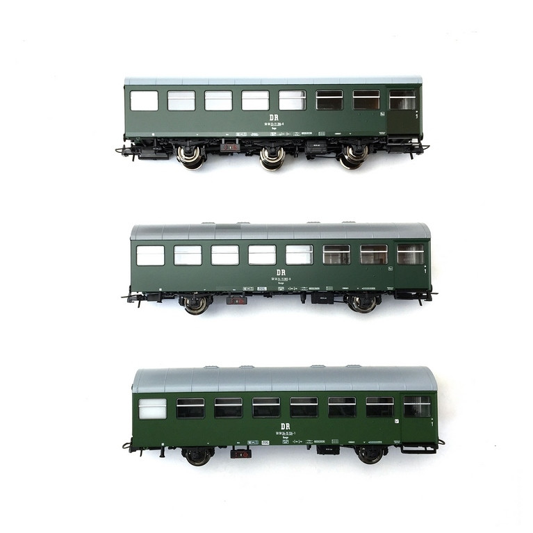 3 Voitures «Rekowagen», DR Ep IV-HO 1/87-ROCO 74071